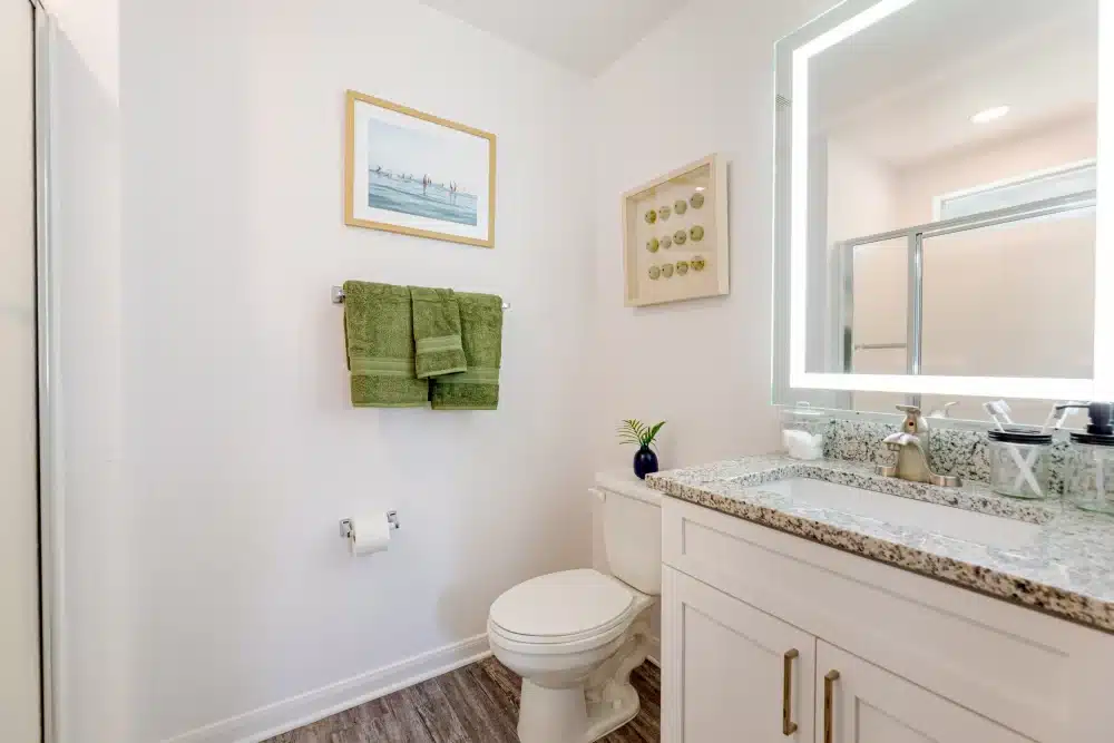 private bathroom led vanity mirror cabana beach gainesville apartments near uf